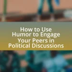 How to Use Humor to Engage Your Peers in Political Discussions
